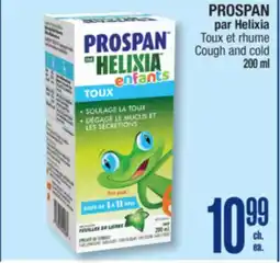 Jean Coutu PROSPAN par Helixia Cough and cold offer
