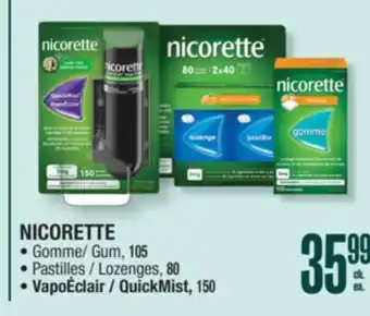 Jean Coutu NICORETTE QuickMist offer
