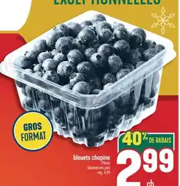 Marché Adonis BLEUETS CHOPINE | BLUEBERRIES PINT offer