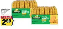 Marché Adonis GALETTES DE POMME DE TERRE SURGELÉES CAVENDISH | CAVENDISH FROZEN POTATO PATTIES offer