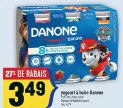 Marché Adonis YOGOURT À BOIRE DANONE | DANONE DRINKABLE YOGURT offer
