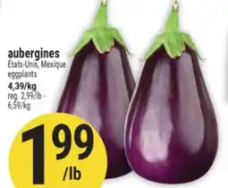 Marché Adonis AUBERGINES | EGGPLANTS offer