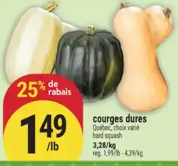 Marché Adonis COURGES DURES | HARD SQUASH offer