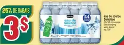 Marché Adonis EAU DE SOURCE SELECTION | SELECTION SPRING WATER offer