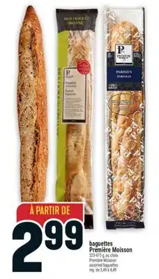 Marché Adonis BAGUETTES PREMIÈRE MOISSON | PREMIÈRE MOISSON ASSORTED BAGUETTES offer