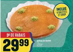 Marché Adonis PLATEAU DE KNAFEH | KNAFEH TRAY offer