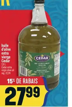 Marché Adonis HUILE D'OLIVE EXTRA VIERGE CEDAR | CEDAR EXTRA VIRGIN OLIVE OIL offer