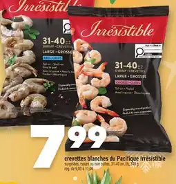 Marche Ami CREVETTES BLANCHES DU PACIFIQUE IRRÉSISTIBLE offer