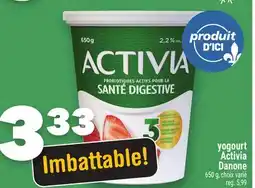 Marche Ami YOGOURT ACTIVIA DANONE offer