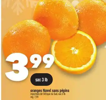 Marche Ami ORANGES NAVEL SANS PÉPINS offer