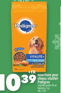Marche Ami Nourriture pour chiens vitalité+ Pedigree offer