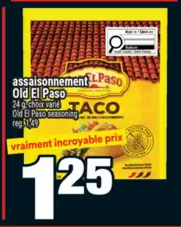 Super C assaisonnement Old El Paso | Old El Paso seasoning offer