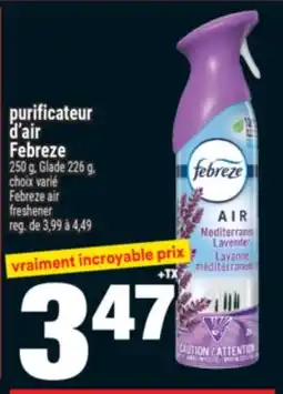 Super C purificateur d'air Febreze | Febreze air freshener offer