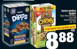 Super C barres tendres Quaker | Quaker Chewy bars offer