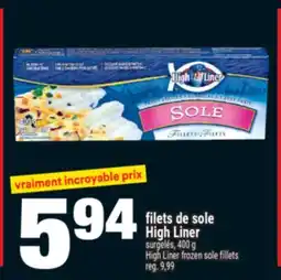 Super C filets de sole High Liner | High Liner frozen sole fillets offer