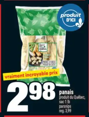 Super C panais | parsnips offer