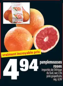 Super C pamplemousses roses | pink grapefruits offer