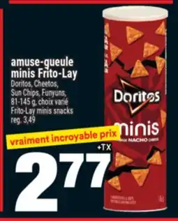 Super C AMUSE‑GUEULE MINIS FRITO‑LAY | FRITO-LAY MINIS SNACKS offer