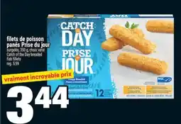 Super C filets de poisson panés Prise du jour | Catch of the Day breaded fish fillets offer
