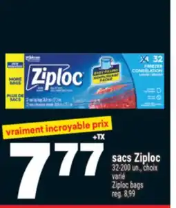 Super C sacs Ziploc | Ziploc bags offer