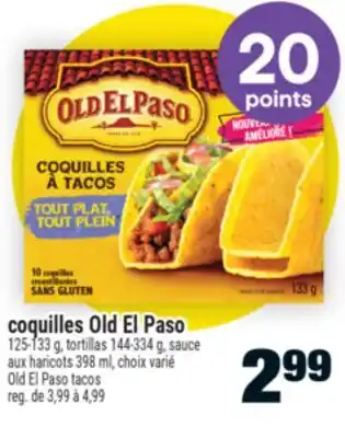 Super C coquilles Old El Paso | Old El Paso tacos offer