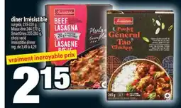 Super C Dîner Irrésistible | Irrésistible dinner offer