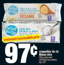 Super C craquelins de riz Mieux‑être | Life Smart rice crackers offer