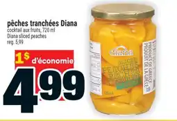 Super C pêches tranchées Diana | Diana sliced peaches offer
