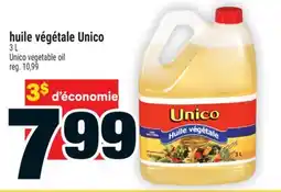 Super C huile végétale Unico | Unico vegetable oil offer