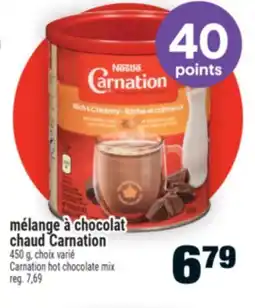 Super C mélange à chocolat chaud Carnation | Carnation hot chocolate mix offer