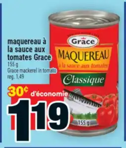 Super C maquereau à la sauce aux tomates | Grace mackerel in tomato offer