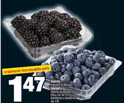 Super C Mûres, bleuets | blackberries or blueberries offer