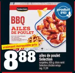 Super C ailes de poulet Selection | Selection chicken wings offer