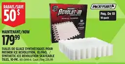 Canadian Tire SYNTHETIC ICE REVOLUTION SKATEABLE TILES, 10-PK offer