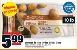 Super C pommes de terre lavées à chair jaune | yellow fleshed washed potatoes offer