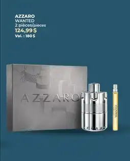 Familiprix AZZARO, WANTED, Gift set for men, 2 pieces offer