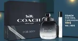 Familiprix COACH, FOR MEN, Gift set for men, 2 pieces offer