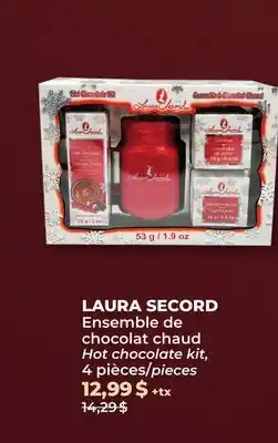 Familiprix LAURA SECORD, Hot chocolate kit, 4 pieces offer