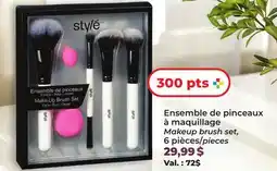Familiprix STYLÉ, Makeup brush set, 6 pieces offer