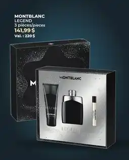 Familiprix MONTBLANC, LEGEND, Gift set for men, 3 pieces offer