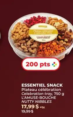 Familiprix ESSENTIEL SNACK, Plateau Celebration tray, 750 g offer