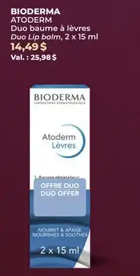 Familiprix BIODERMA, Duo Lip balm, 2 x 15 ml offer