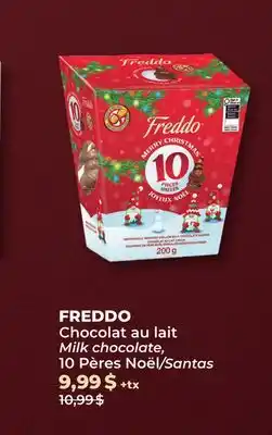 Familiprix FREDDO, Milk chocolate, 10 Santas offer
