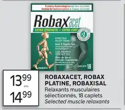 Brunet ROBAXACET, ROBAX PLATINE, ROBAXISAL Relaxants musculaires sélectionnés offer