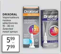 Brunet DRIXORAL Vaporisateurs nasaux sélectionnés offer