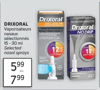 Brunet DRIXORAL Vaporisateurs nasaux sélectionnés offer