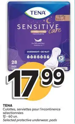 Brunet TENA Culottes, serviettes pour l'incontinence sélectionnées offer