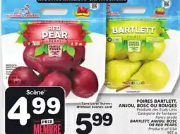 Marches Tradition BARTLETT, ANJOU, BOSC OR RED PEARS offer