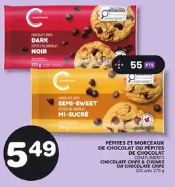 Marches Tradition COMPLIMENTS CHOCOLATE CHIPS & CHUNKS OR CHOCOLATE CHIPS offer