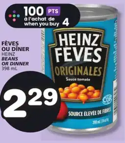 Marches Tradition HEINZ BEANS OR DINNER offer